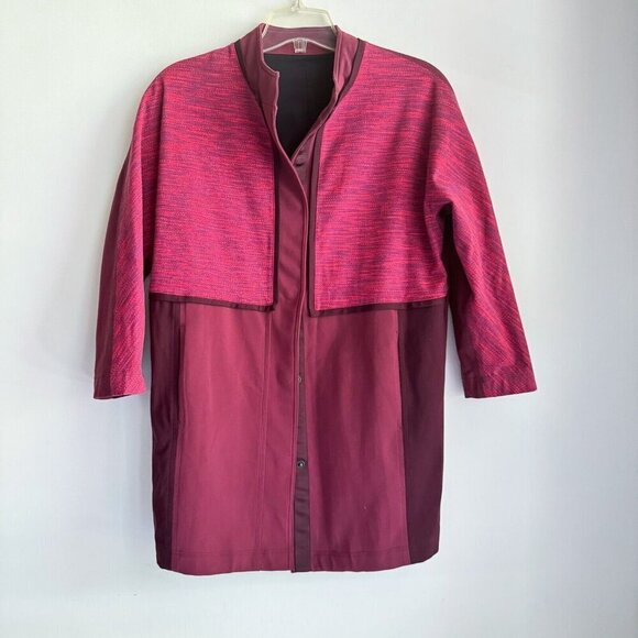 Lululemon Magenta Pink Cacoon Car Athleisure  Jacket S - Picture 3 of 5